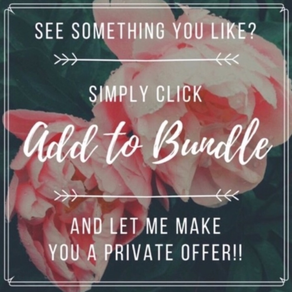 💖Bundle an item or items you like!💖